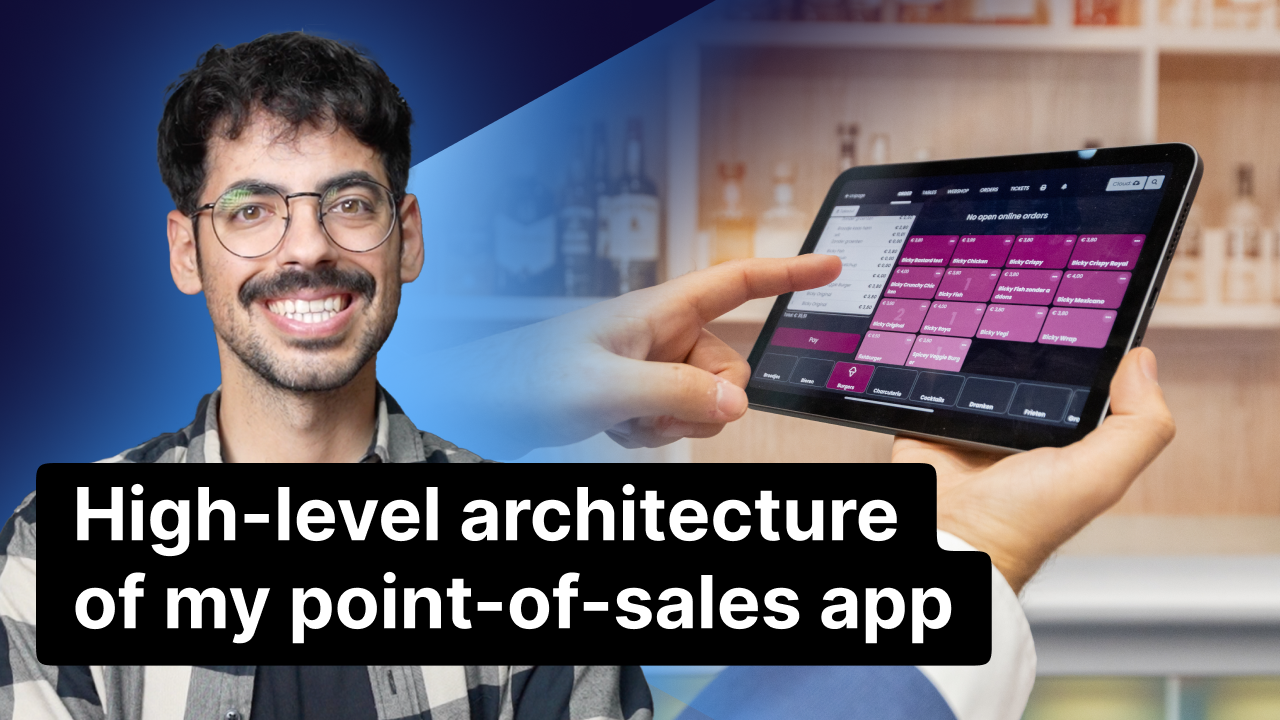 High-level architecture of my point-of-sales app